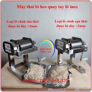 Máy Thái Bì Heo Làm Nem Chua Cơm Tấm