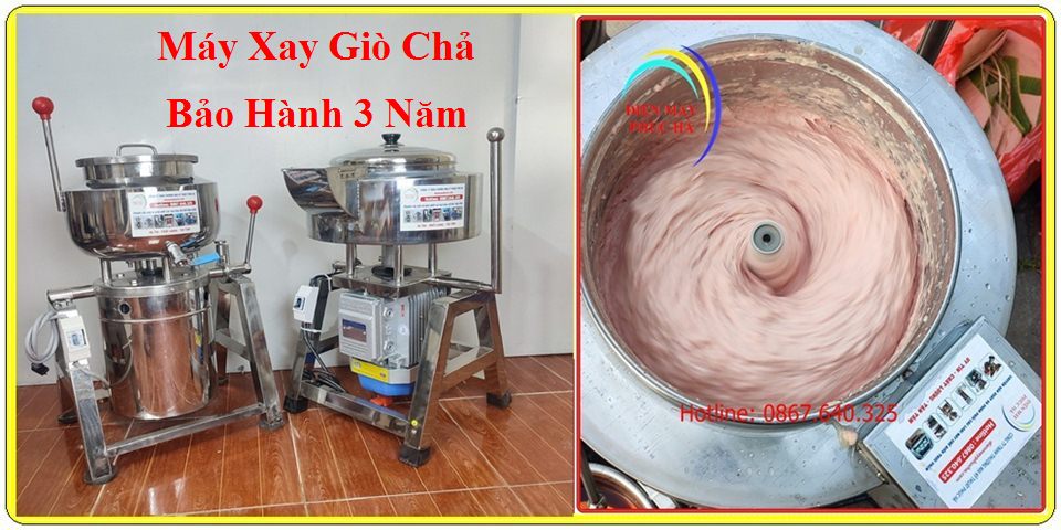 Máy xay giò chả Phúc Hà