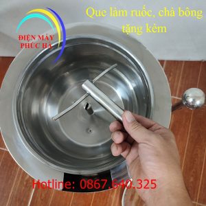 Máy xay giò chả 2kg động cơ 1,5kw dao thả
