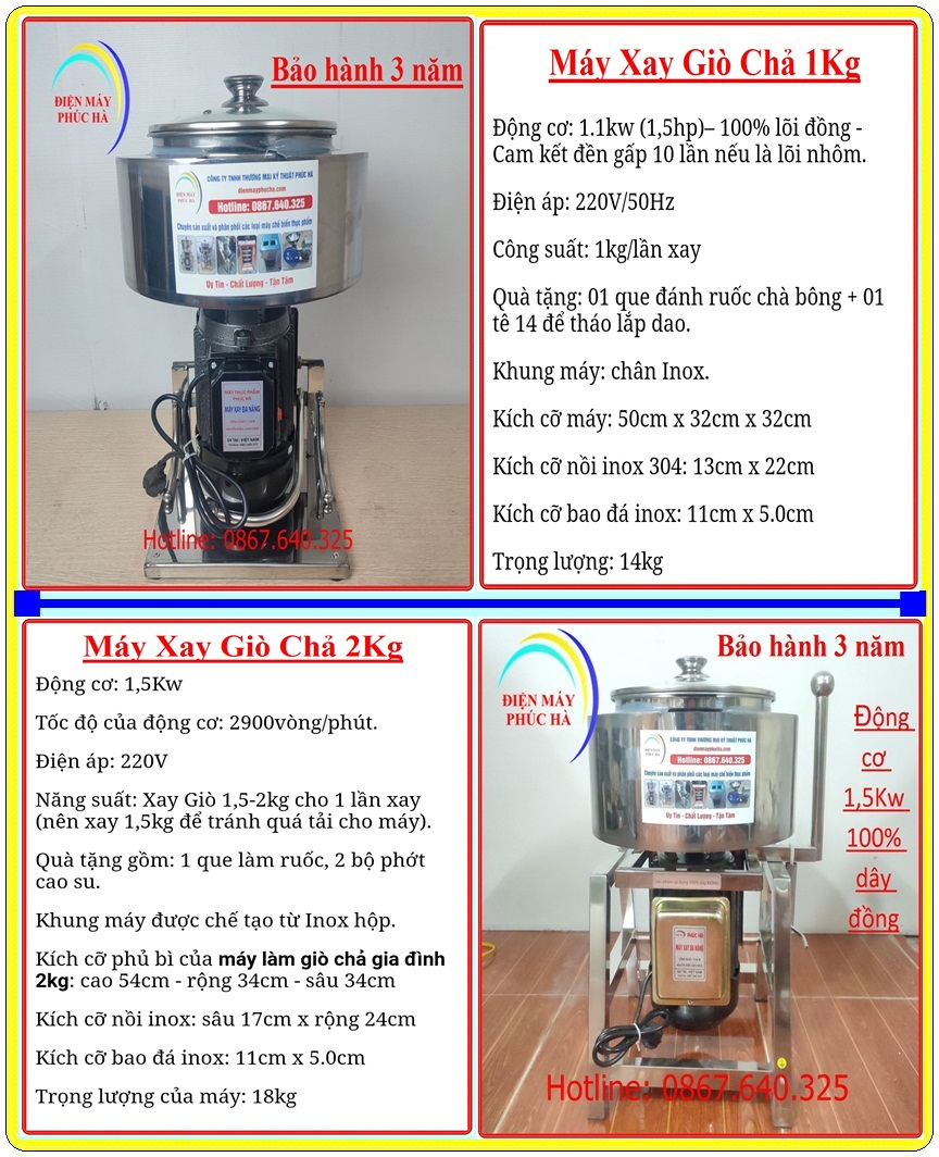 Hướng Dẫn Chọn Máy Xay Giò Chả Gia Đình Phù Hợp Nhu Cầu