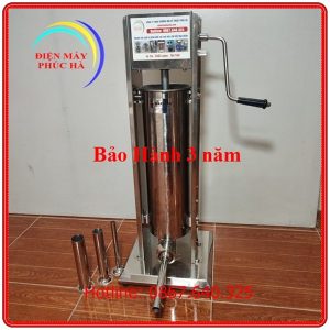 Máy nhồi xúc xích quay tay 7 lít inox 304