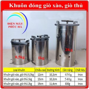 Khuôn giò xào 2kg