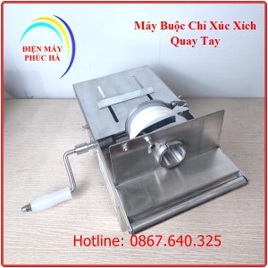 Máy buộc chỉ xúc xích bằng tay inox 304