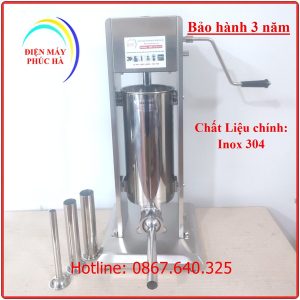 Máy đùn xúc xích 5 lít inox 304