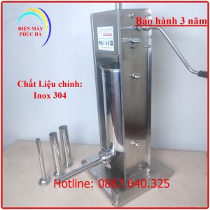 Máy đùn xúc xích 5lít inox 304