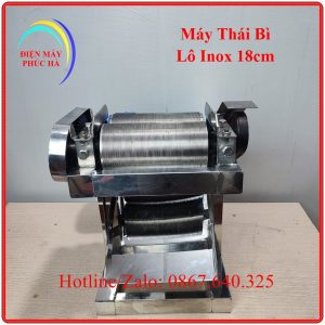 Máy Thái da heo Lô Inox 18cm