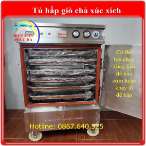Tủ Hấp 6 Khay dùng điện