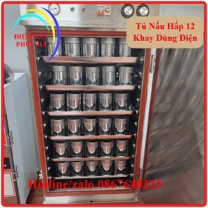 Tủ hấp giò chả 12 khay