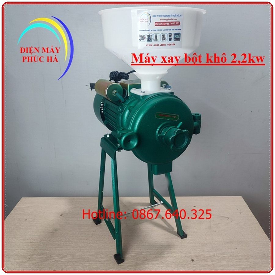 Máy xay bột gạo khô